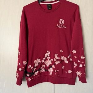 Disney Mulan Embroidered Floral
Crewneck - BoxLunch Exclusive